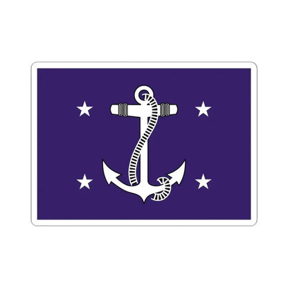 Flag of the US Secretary of the Navy (United States) STICKER Vinyl Kiss-Cut Decal 6 Inch White - The Sticker Space