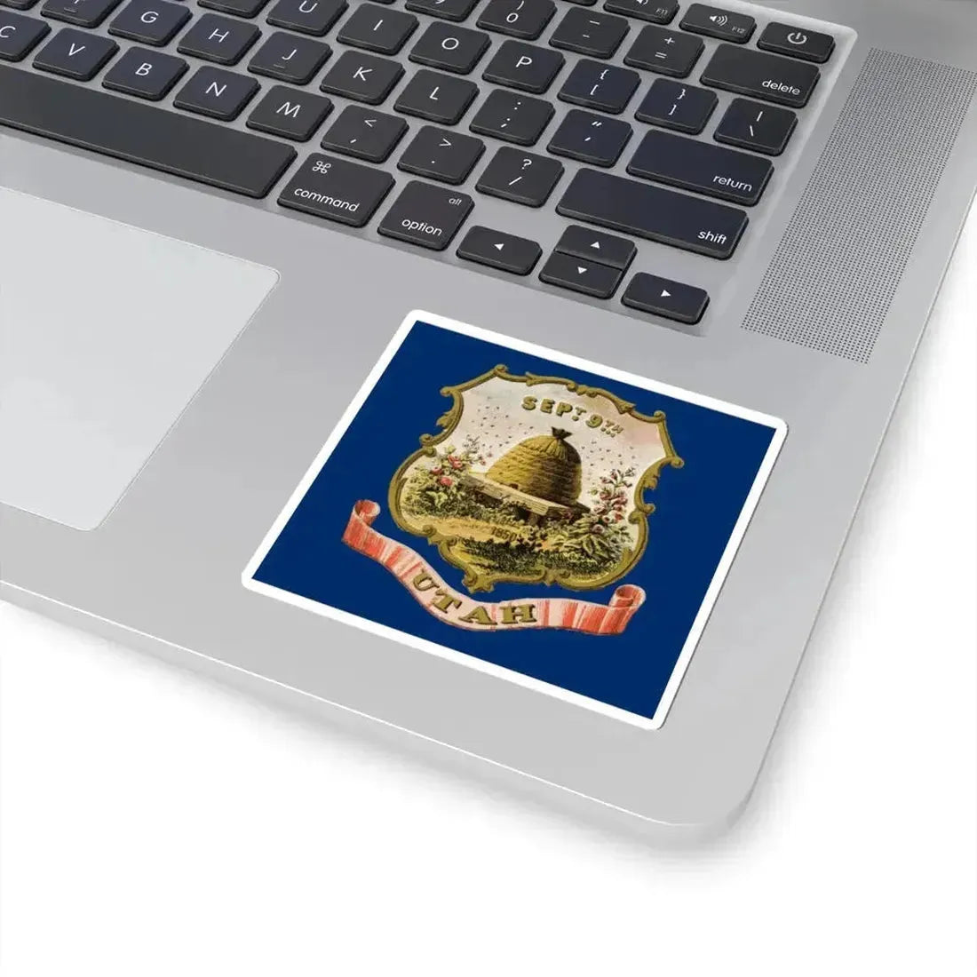 Flag of the Utah Territory (United States) STICKER Vinyl Kiss-Cut Decal - The Sticker Space