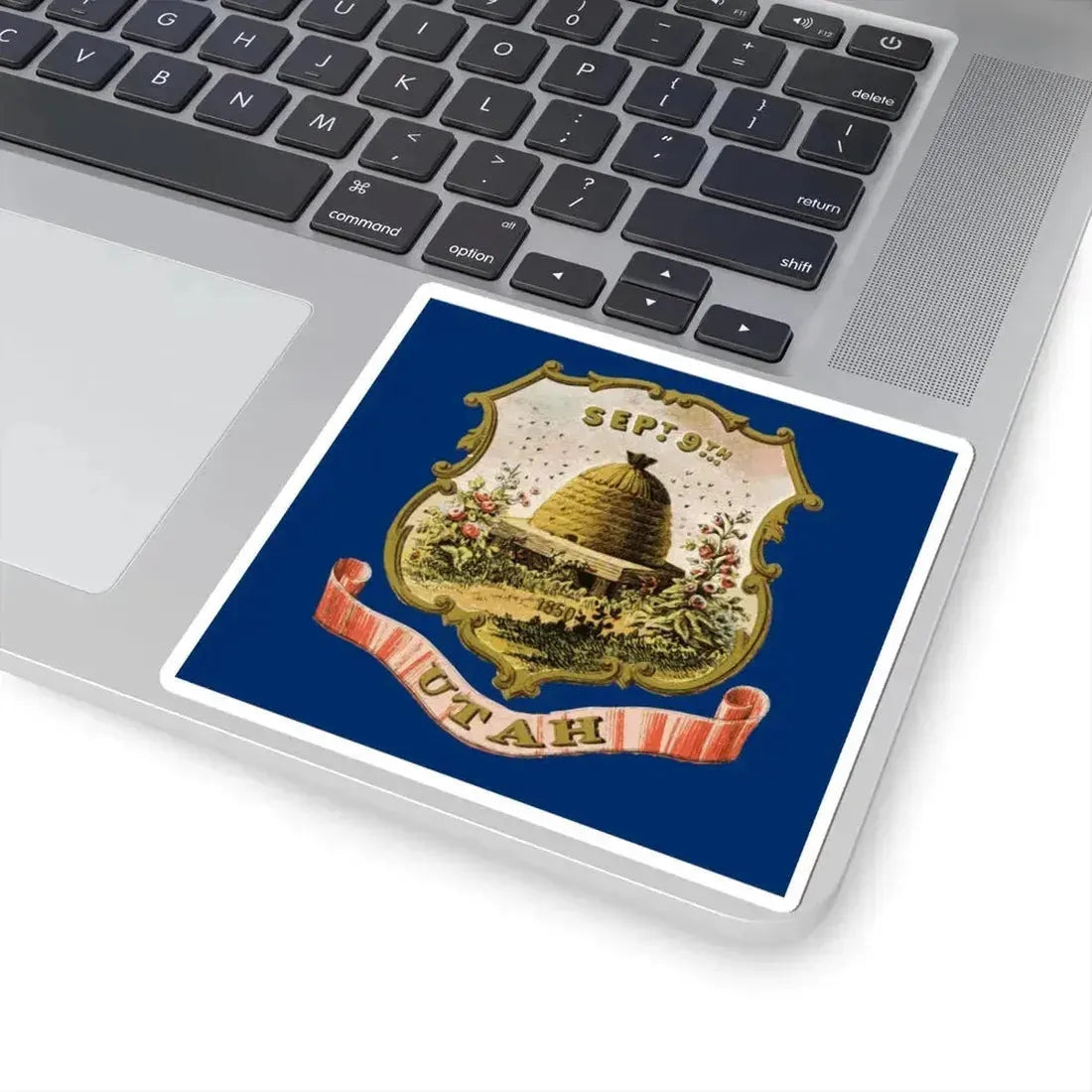 Flag of the Utah Territory (United States) STICKER Vinyl Kiss-Cut Decal - The Sticker Space