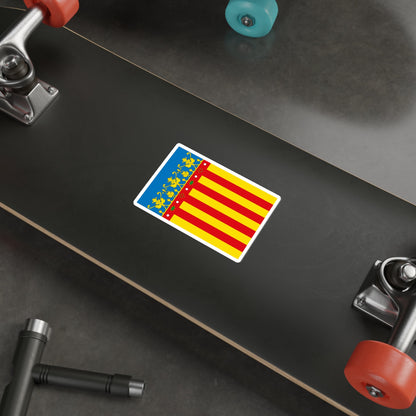 Flag of the Valencia Spain STICKER Vinyl Die-Cut Decal-The Sticker Space