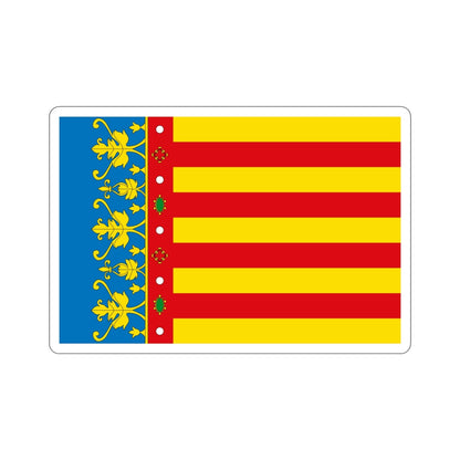 Flag of the Valencia Spain STICKER Vinyl Die-Cut Decal-4 Inch-The Sticker Space