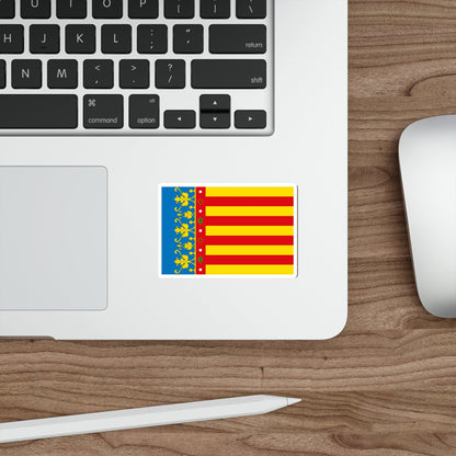 Flag of the Valencia Spain STICKER Vinyl Die-Cut Decal-The Sticker Space