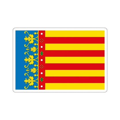 Flag of the Valencia Spain STICKER Vinyl Die-Cut Decal - The Sticker Space