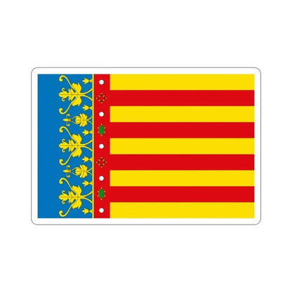 Flag of the Valencia Spain STICKER Vinyl Die-Cut Decal - The Sticker Space