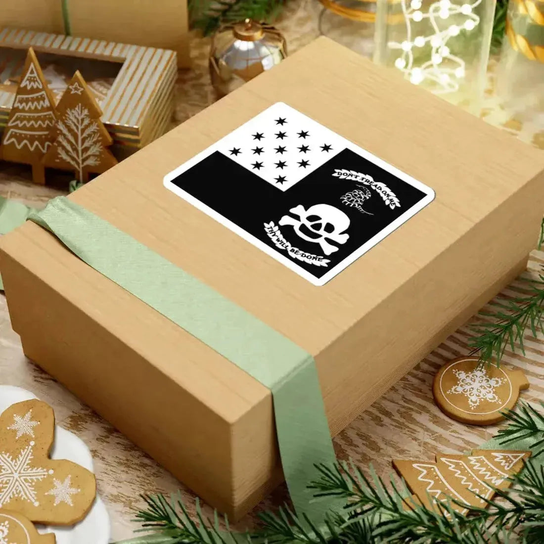 Flag of The Veteran Exempts of Battle of Plattsburgh (United States) STICKER Vinyl Kiss-Cut Decal - The Sticker Space