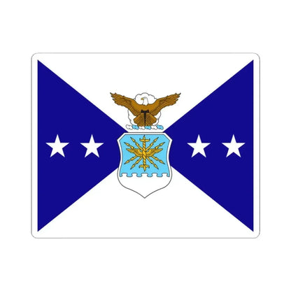 Flag of the Vice Chief of Staff of the Air Force (United States) STICKER Vinyl Kiss-Cut Decal 2 Inch White - The Sticker Space