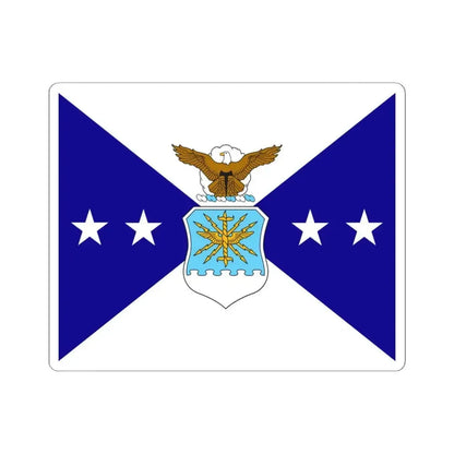 Flag of the Vice Chief of Staff of the Air Force (United States) STICKER Vinyl Kiss-Cut Decal 6 Inch White - The Sticker Space