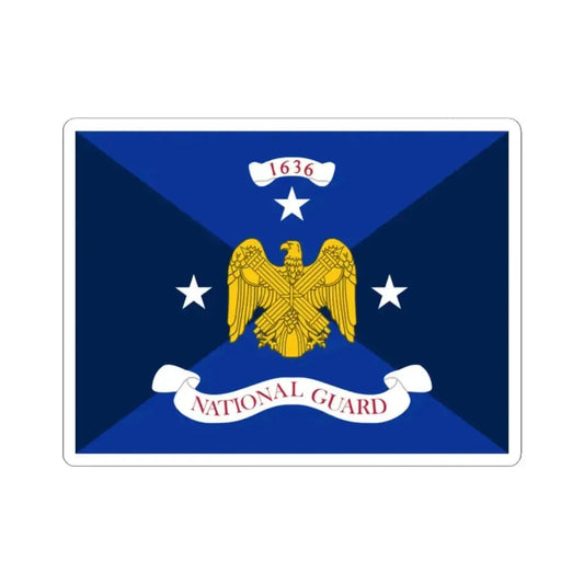 Flag of the Vice Chief of the National Guard Bureau (United States) STICKER Vinyl Kiss-Cut Decal 2 Inch White - The Sticker Space