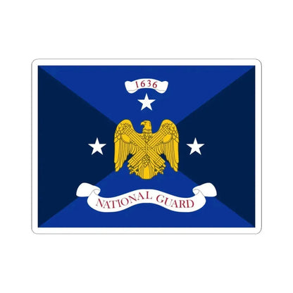 Flag of the Vice Chief of the National Guard Bureau (United States) STICKER Vinyl Kiss-Cut Decal 3 Inch White - The Sticker Space