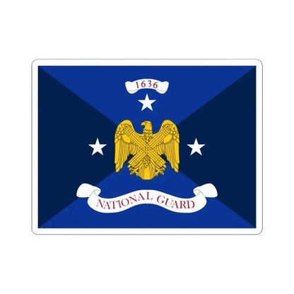 Flag of the Vice Chief of the National Guard Bureau (United States) STICKER Vinyl Kiss-Cut Decal 4 Inch White - The Sticker Space