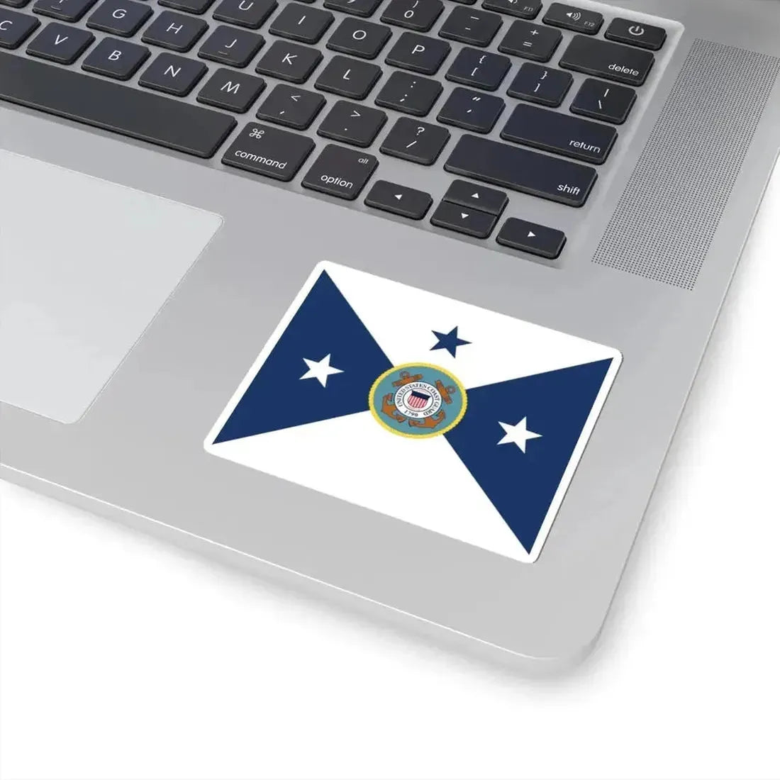 Flag of the Vice Commandant of the United States Coast Guard (United States) STICKER Vinyl Kiss-Cut Decal - The Sticker Space
