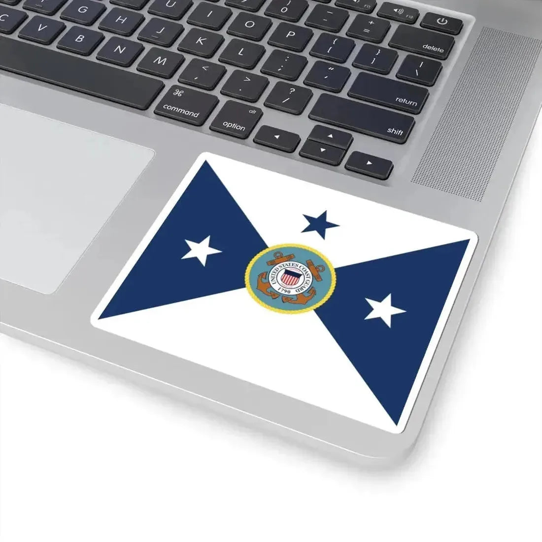 Flag of the Vice Commandant of the United States Coast Guard (United States) STICKER Vinyl Kiss-Cut Decal - The Sticker Space