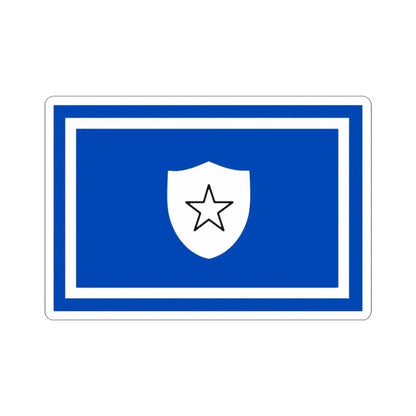 Flag of the Vice Minister Chief of General Staff of Cuba (Cuba) STICKER Vinyl Kiss-Cut Decal 3 Inch White - The Sticker Space