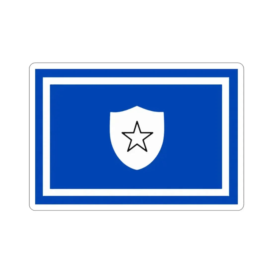 Flag of the Vice Minister, Chief of General Staff of Cuba STICKER Vinyl Die-Cut Decal 2 Inch - The Sticker Space