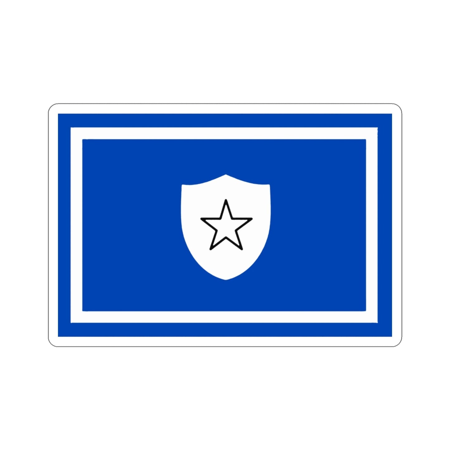 Flag of the Vice Minister, Chief of General Staff of Cuba STICKER Vinyl Die-Cut Decal-3 Inch-The Sticker Space