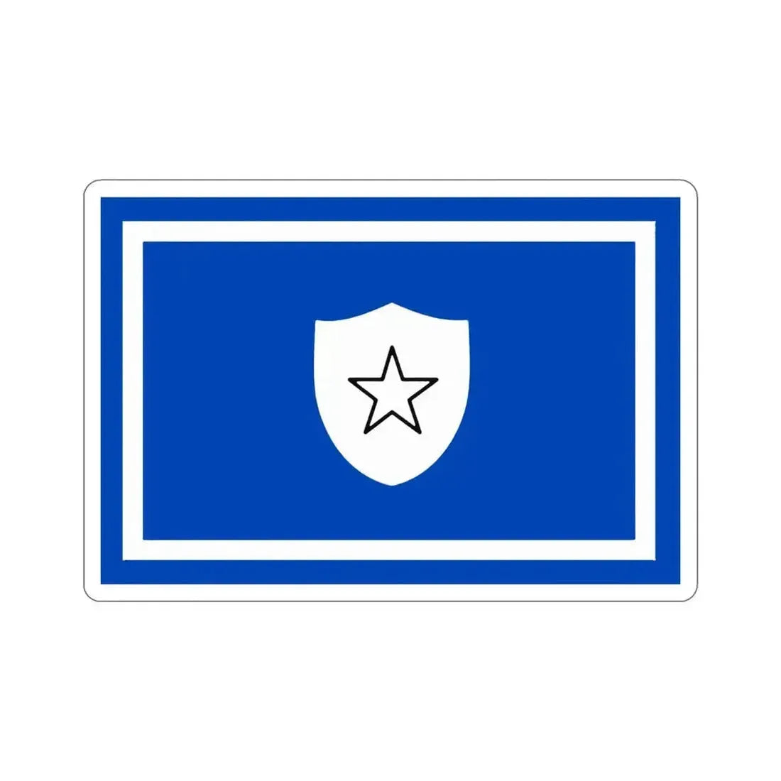 Flag of the Vice Minister, Chief of General Staff of Cuba STICKER Vinyl Die-Cut Decal 4 Inch - The Sticker Space