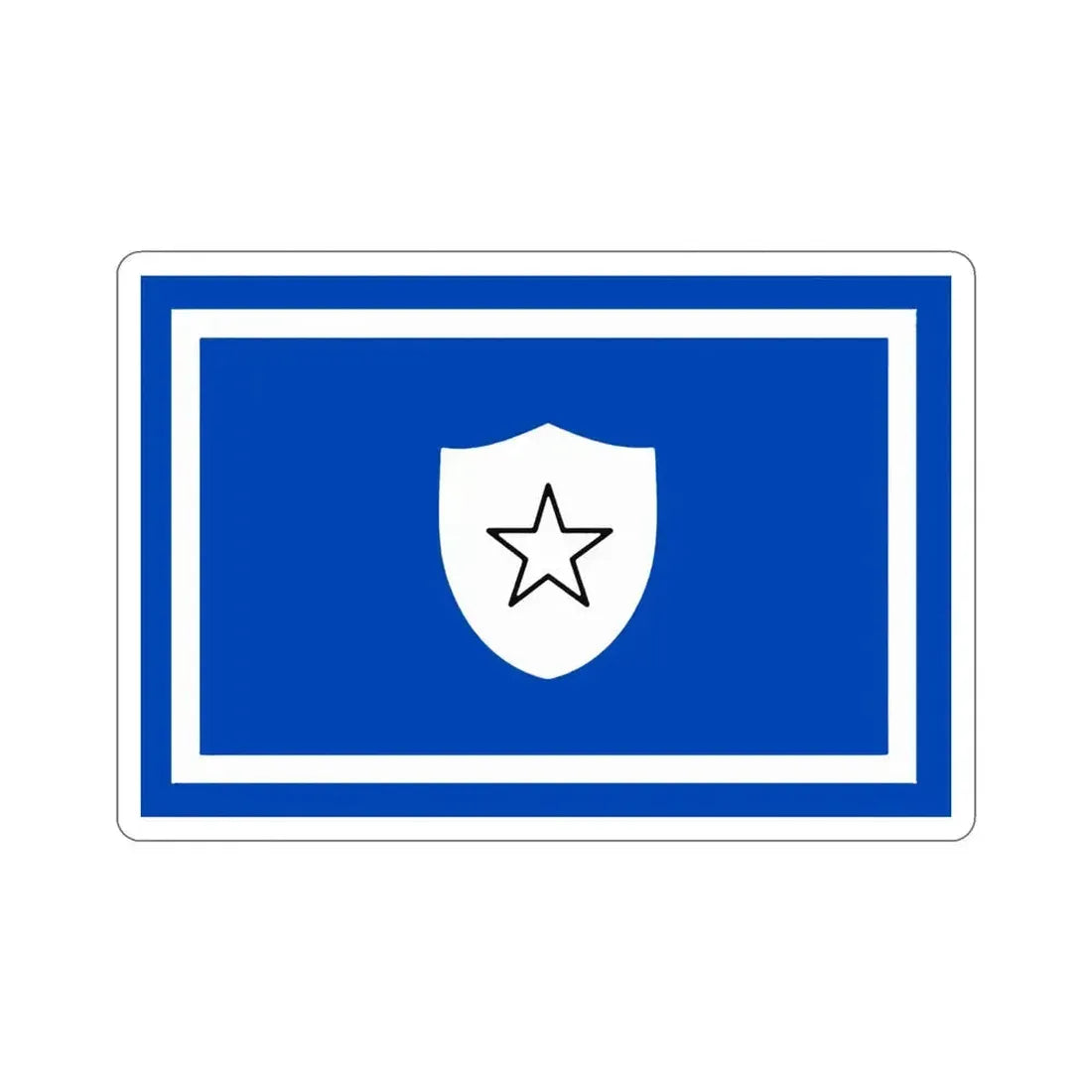 Flag of the Vice Minister, Chief of General Staff of Cuba STICKER Vinyl Die-Cut Decal 4 Inch - The Sticker Space
