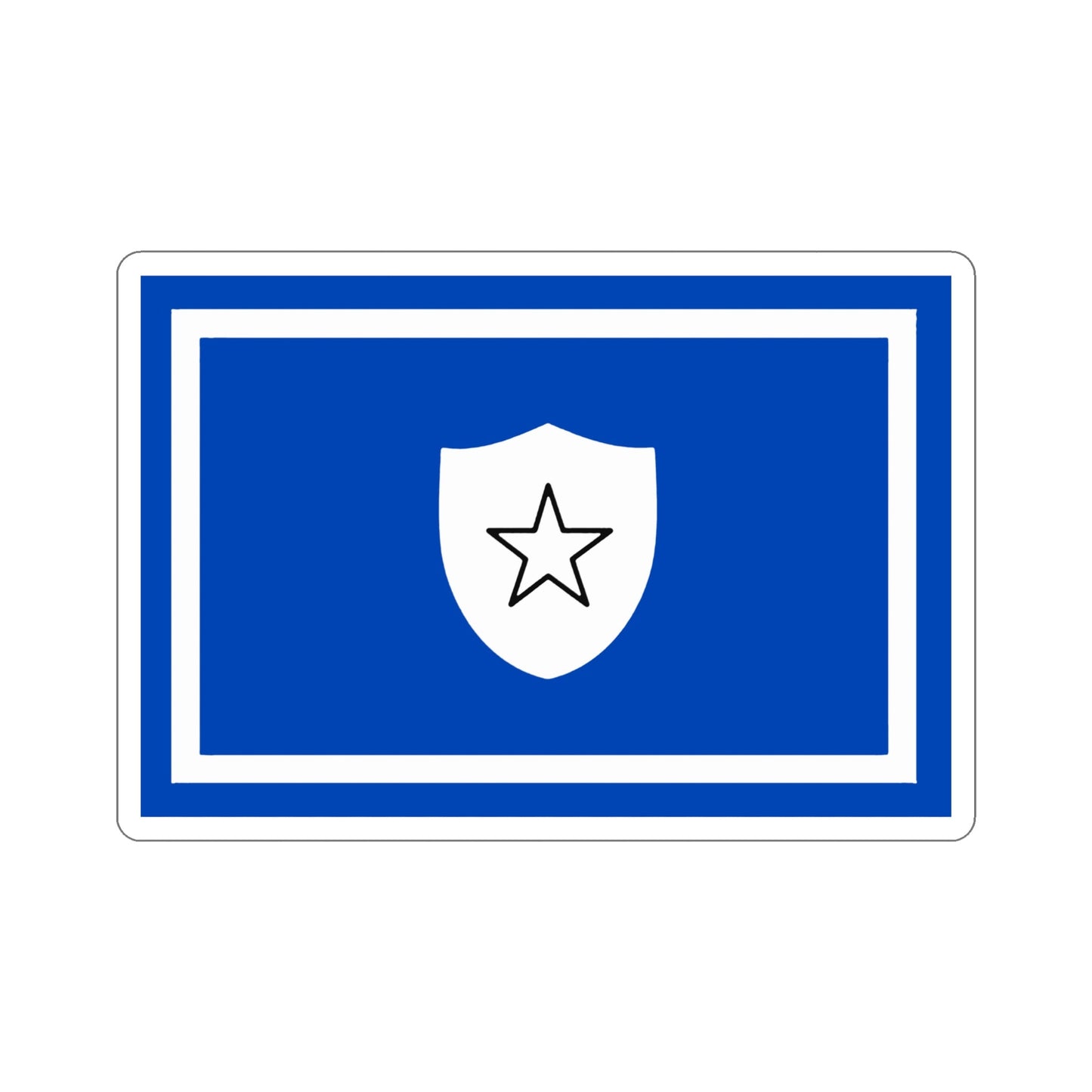 Flag of the Vice Minister, Chief of General Staff of Cuba STICKER Vinyl Die-Cut Decal-5 Inch-The Sticker Space