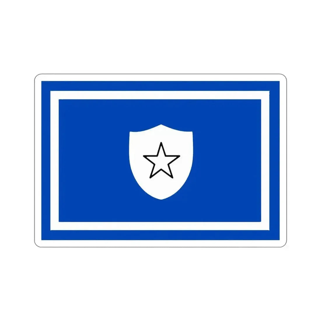 Flag of the Vice Minister, Chief of General Staff of Cuba STICKER Vinyl Die-Cut Decal 5 Inch - The Sticker Space