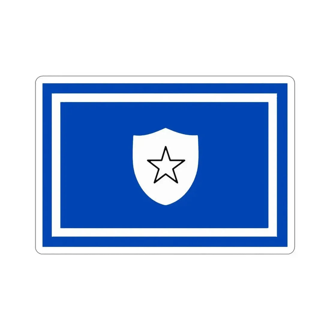 Flag of the Vice Minister, Chief of General Staff of Cuba STICKER Vinyl Die-Cut Decal 5 Inch - The Sticker Space