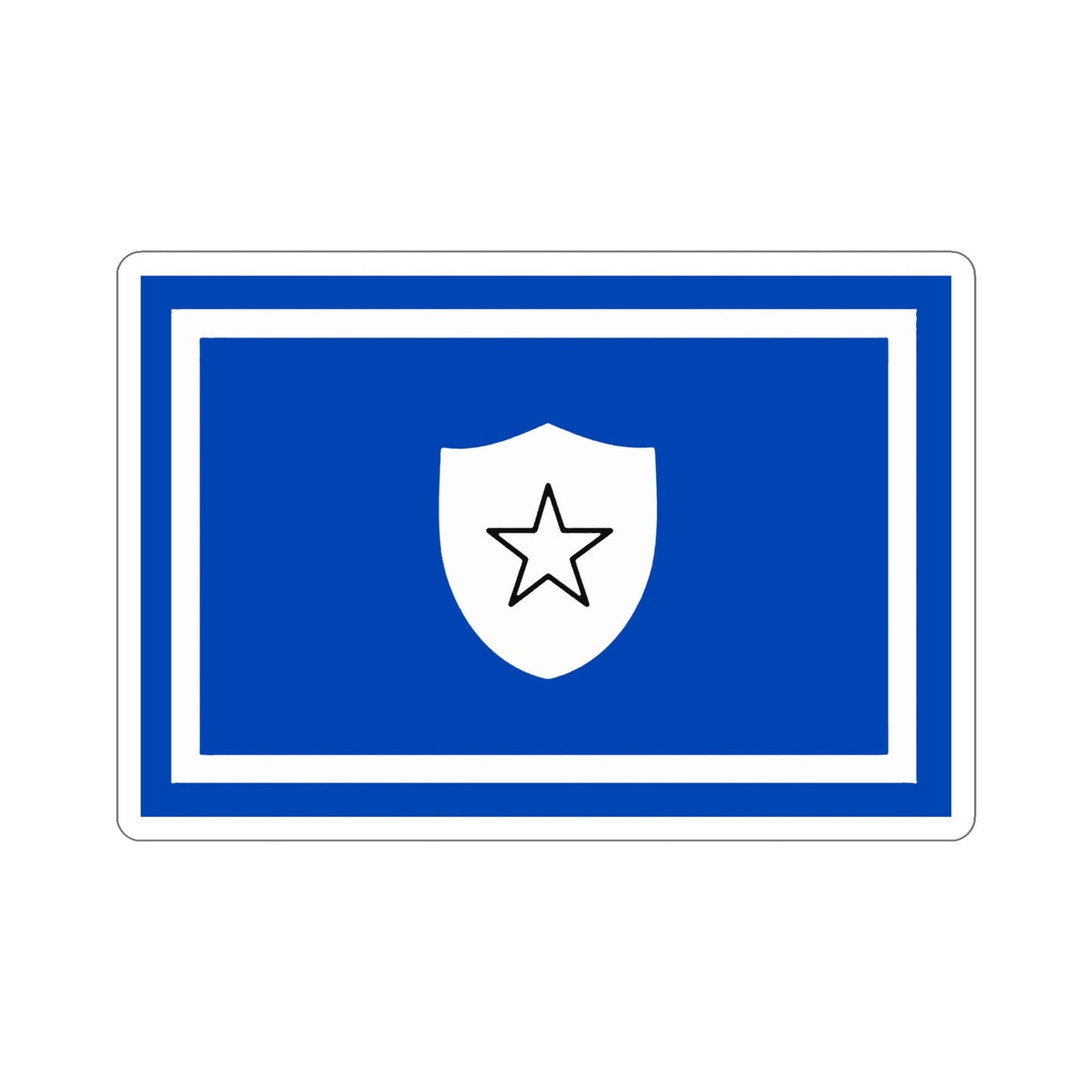 Flag of the Vice Minister, Chief of General Staff of Cuba STICKER Vinyl Die-Cut Decal-6 Inch-The Sticker Space