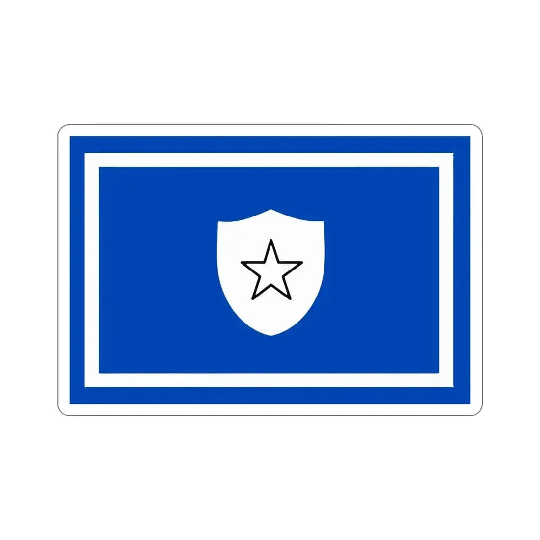 Flag of the Vice Minister, Chief of General Staff of Cuba STICKER Vinyl Die-Cut Decal 6 Inch - The Sticker Space