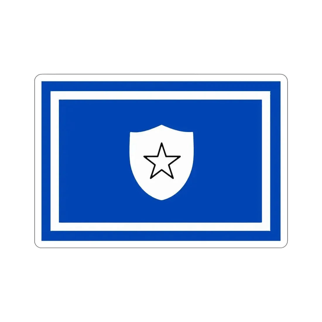 Flag of the Vice Minister, Chief of General Staff of Cuba STICKER Vinyl Die-Cut Decal 6 Inch - The Sticker Space