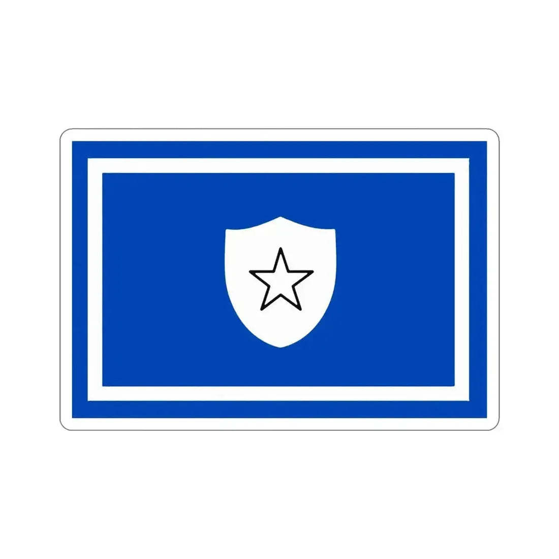 Flag of the Vice Minister, Chief of General Staff of Cuba STICKER Vinyl Die-Cut Decal - The Sticker Space