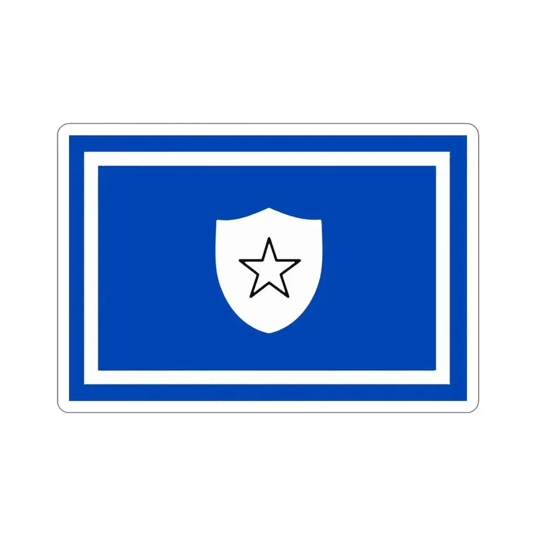 Flag of the Vice Minister, Chief of General Staff of Cuba STICKER Vinyl Die-Cut Decal - The Sticker Space