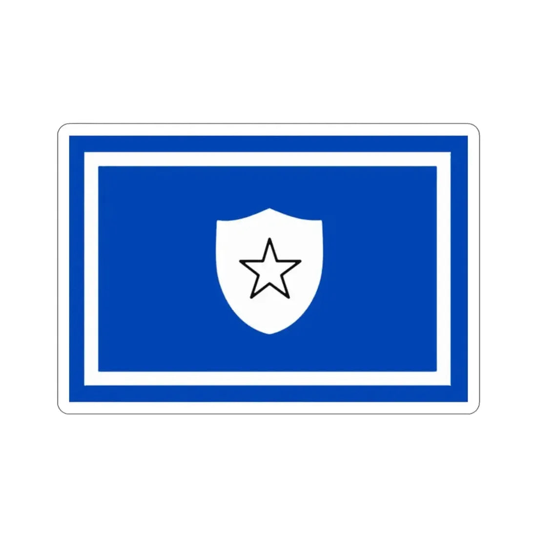 Flag of the Vice Minister, Chief of General Staff of Cuba STICKER Vinyl Die-Cut Decal - The Sticker Space