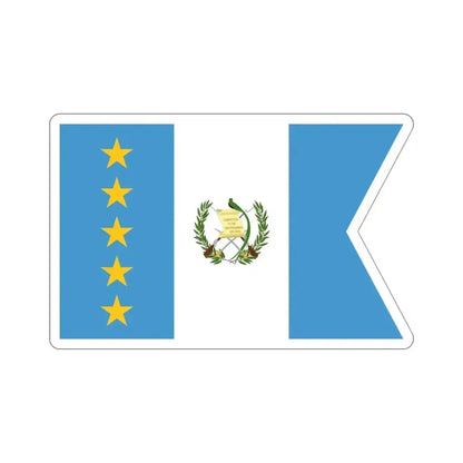 Flag of the Vice-President of Guatemala STICKER Vinyl Die-Cut Decal 4 Inch - The Sticker Space