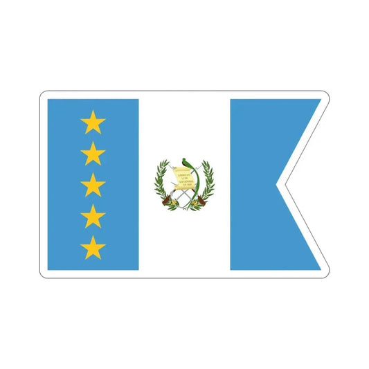 Flag of the Vice-President of Guatemala STICKER Vinyl Die-Cut Decal 6 Inch - The Sticker Space