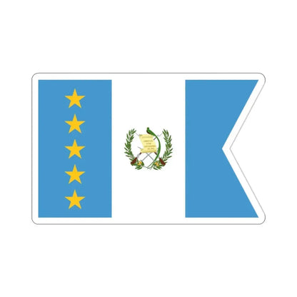 Flag of the Vice-President of Guatemala STICKER Vinyl Die-Cut Decal - The Sticker Space