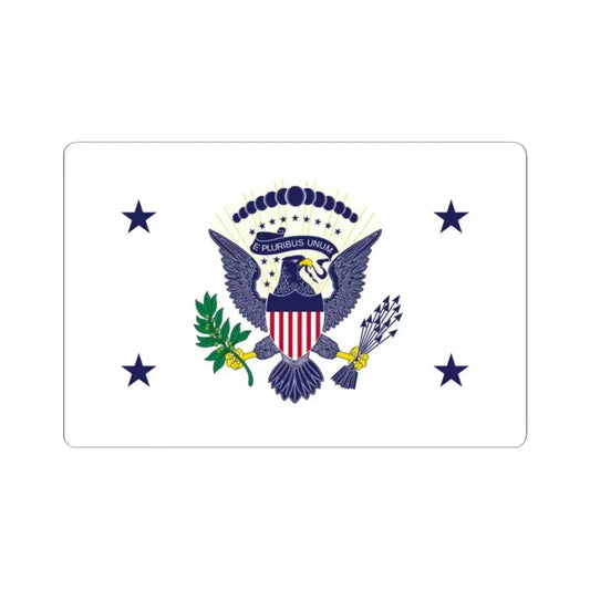Flag of the Vice President of the United States 1936-1948 (United States) STICKER Vinyl Kiss-Cut Decal 2 Inch White - The Sticker Space
