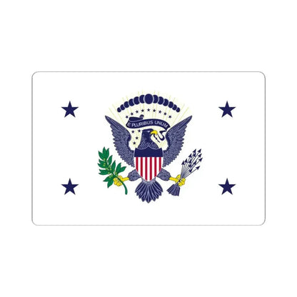 Flag of the Vice President of the United States 1936-1948 (United States) STICKER Vinyl Kiss-Cut Decal 3 Inch White - The Sticker Space