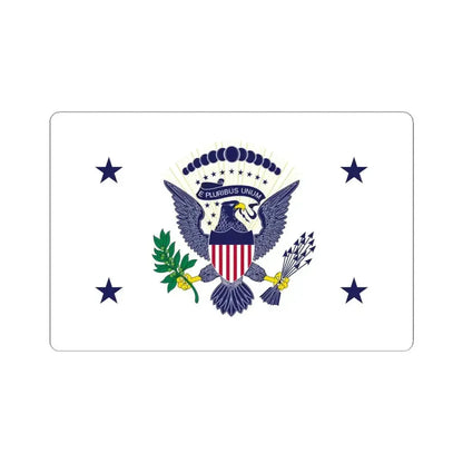 Flag of the Vice President of the United States 1936-1948 (United States) STICKER Vinyl Kiss-Cut Decal 6 Inch White - The Sticker Space