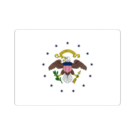 Flag of the Vice President of the United States 1948-1975 (United States) STICKER Vinyl Kiss-Cut Decal 2 Inch White - The Sticker Space