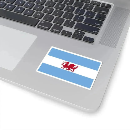 Flag of the Welsh colony in Patagonia (Argentina) STICKER Vinyl Kiss-Cut Decal - The Sticker Space