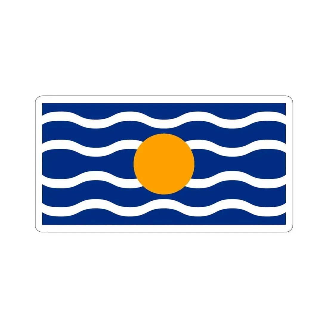 Flag of the West Indies Federation (1958–1962) STICKER Vinyl Die-Cut Decal 3 Inch - The Sticker Space