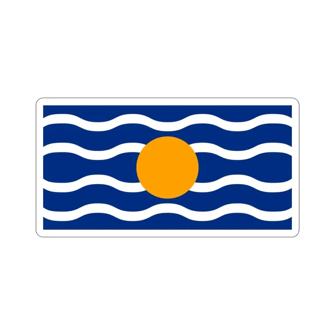 Flag of the West Indies Federation (1958–1962) STICKER Vinyl Die-Cut Decal 3 Inch - The Sticker Space