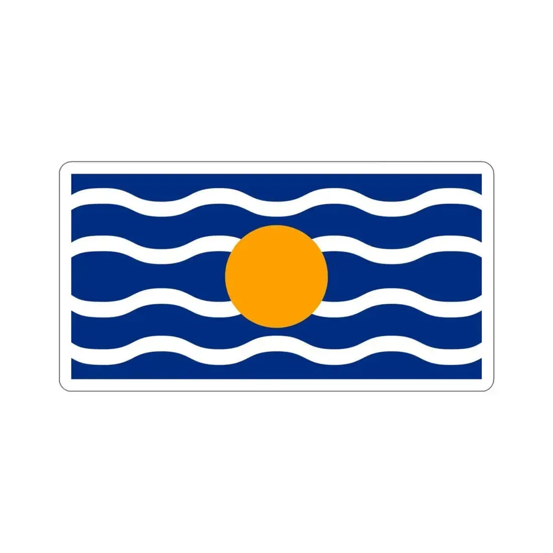Flag of the West Indies Federation (1958–1962) STICKER Vinyl Die-Cut Decal 4 Inch - The Sticker Space