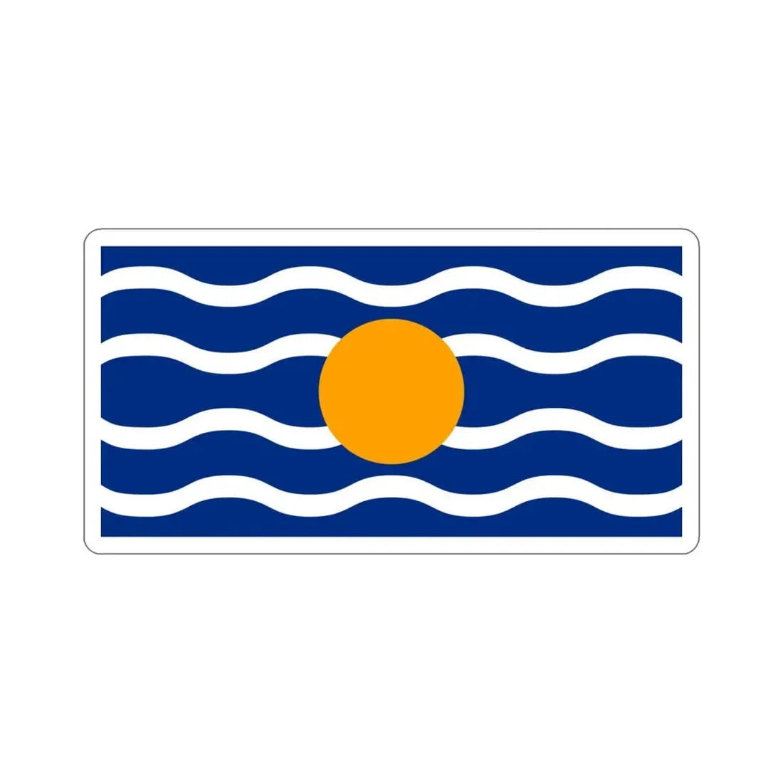 Flag of the West Indies Federation (1958–1962) STICKER Vinyl Die-Cut Decal 4 Inch - The Sticker Space