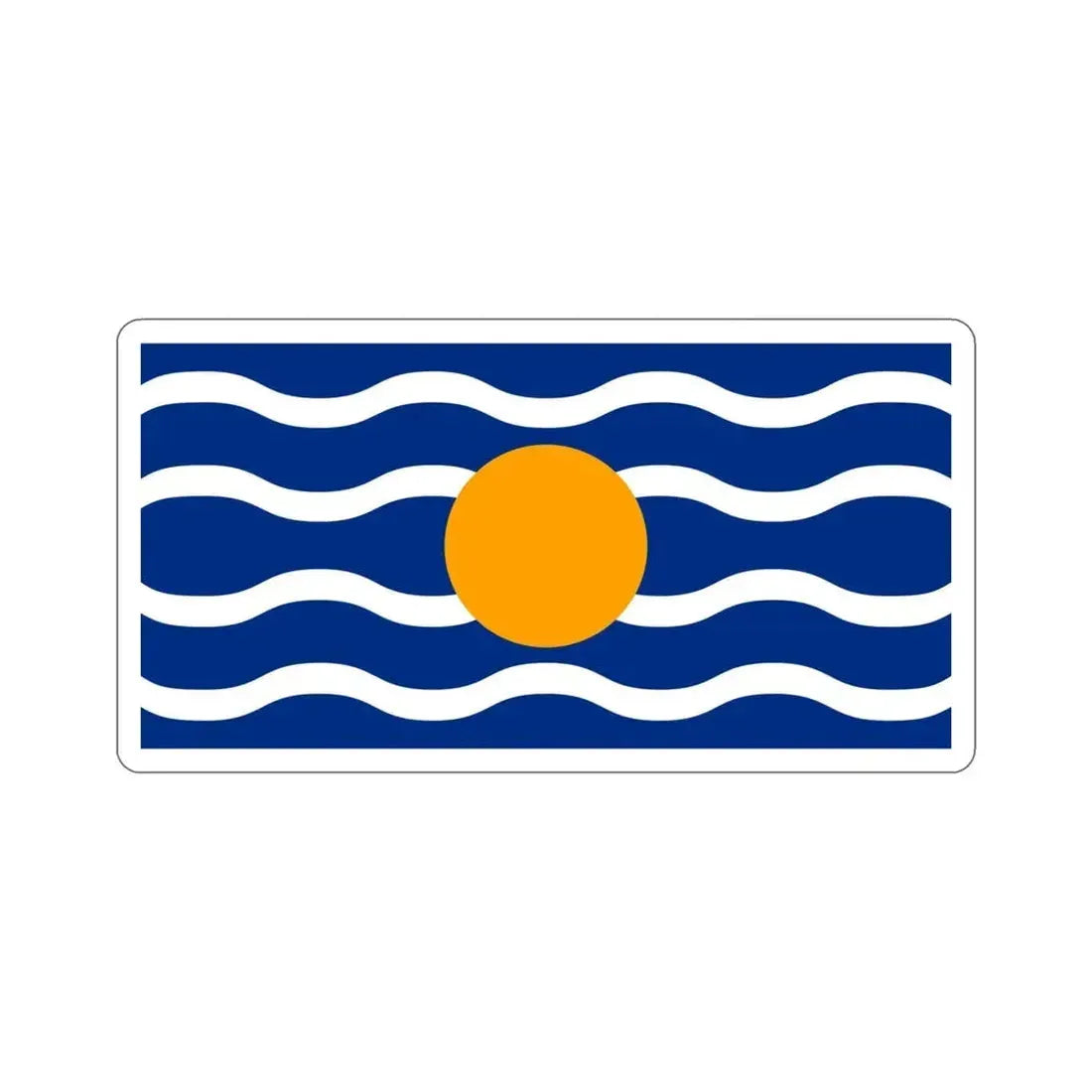 Flag of the West Indies Federation (1958–1962) STICKER Vinyl Die-Cut Decal 5 Inch - The Sticker Space