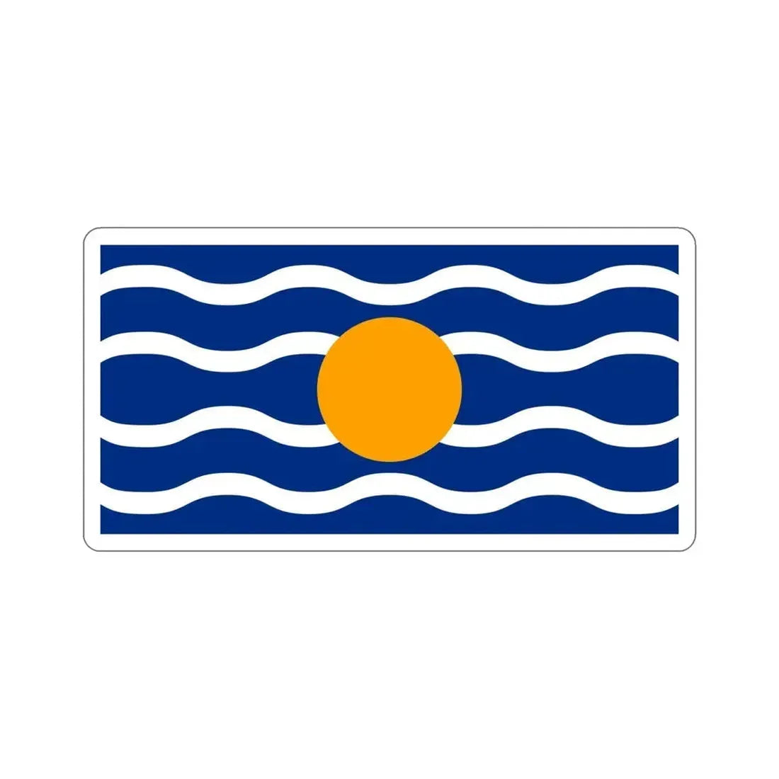 Flag of the West Indies Federation (1958–1962) STICKER Vinyl Die-Cut Decal 6 Inch - The Sticker Space