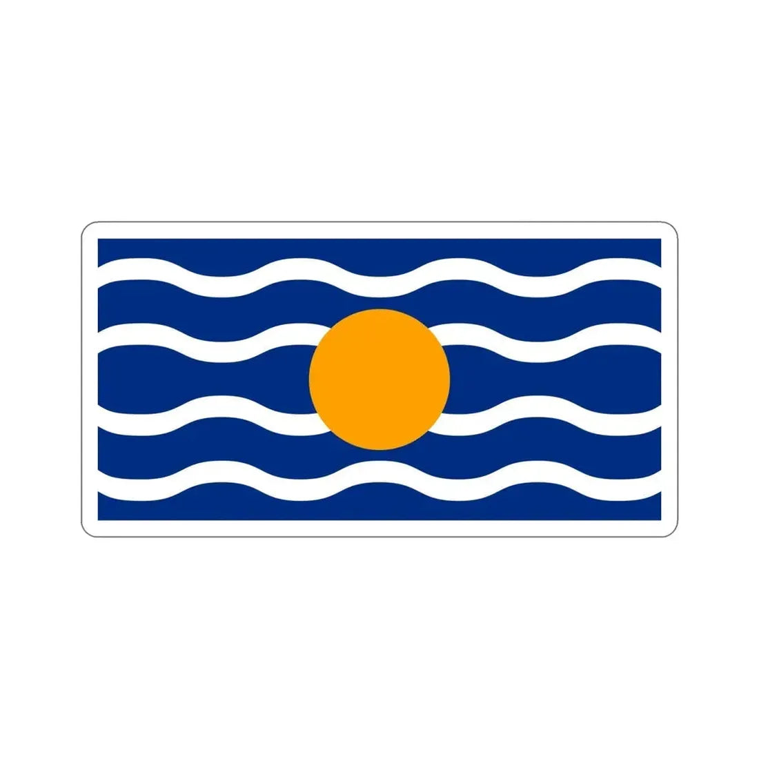 Flag of the West Indies Federation (1958–1962) STICKER Vinyl Die-Cut Decal 6 Inch - The Sticker Space