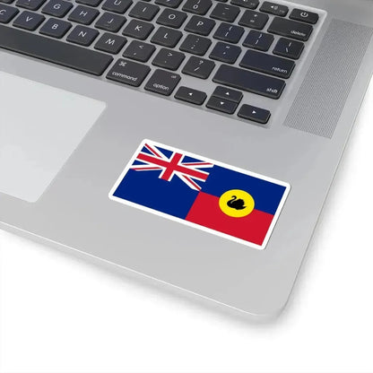 Flag of the Western Australia Fire and Rescue Service (Australia) STICKER Vinyl Kiss-Cut Decal - The Sticker Space