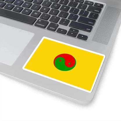 Flag of the Xinminhui 1938-1940 (China) STICKER Vinyl Kiss-Cut Decal - The Sticker Space