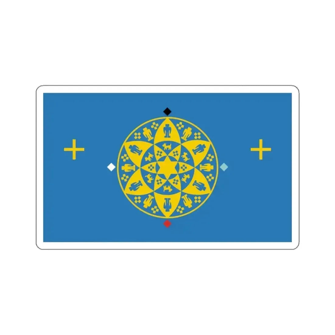 Flag of the Yavapai-Prescott Tribe STICKER Vinyl Die-Cut Decal 2 Inch - The Sticker Space