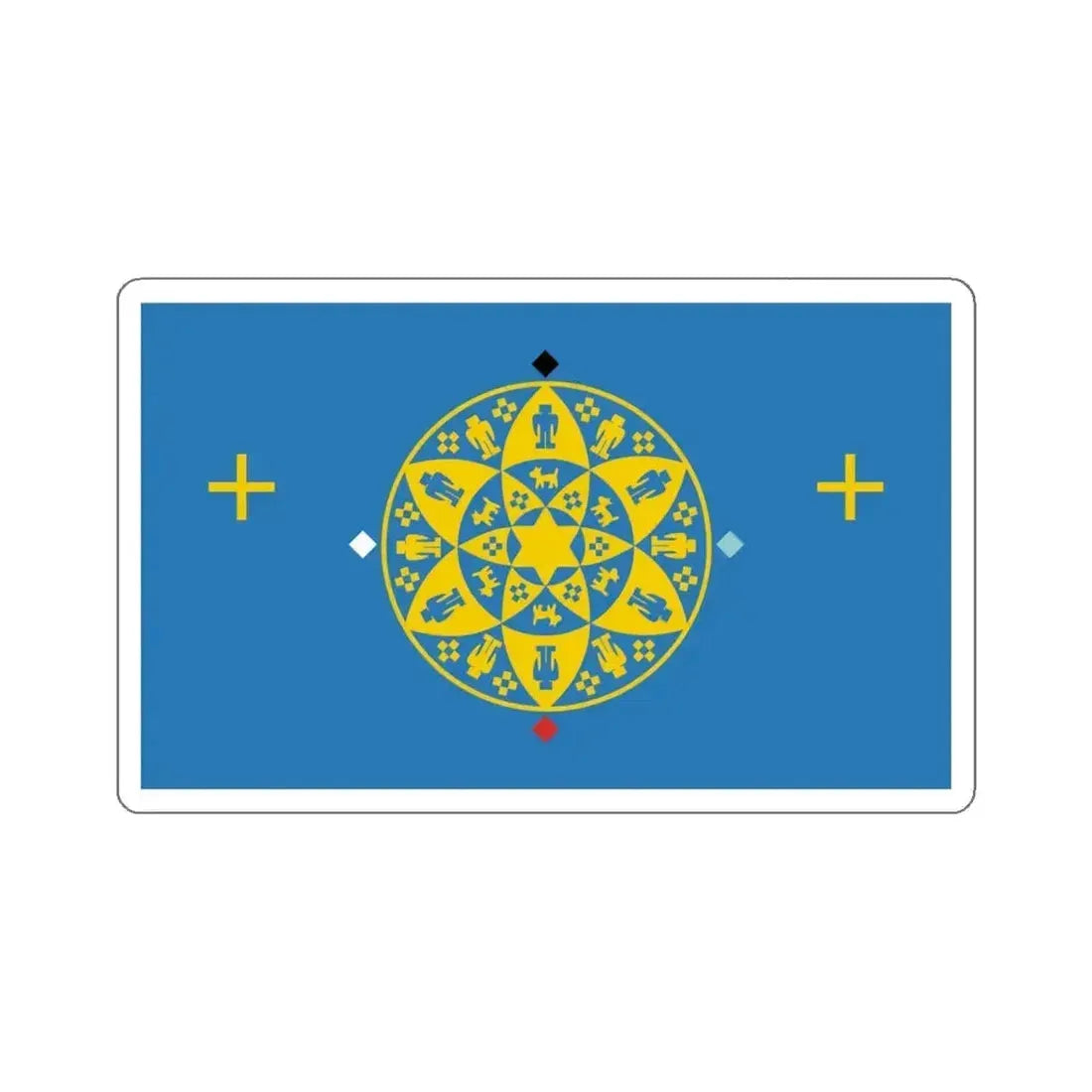 Flag of the Yavapai-Prescott Tribe STICKER Vinyl Die-Cut Decal 6 Inch - The Sticker Space