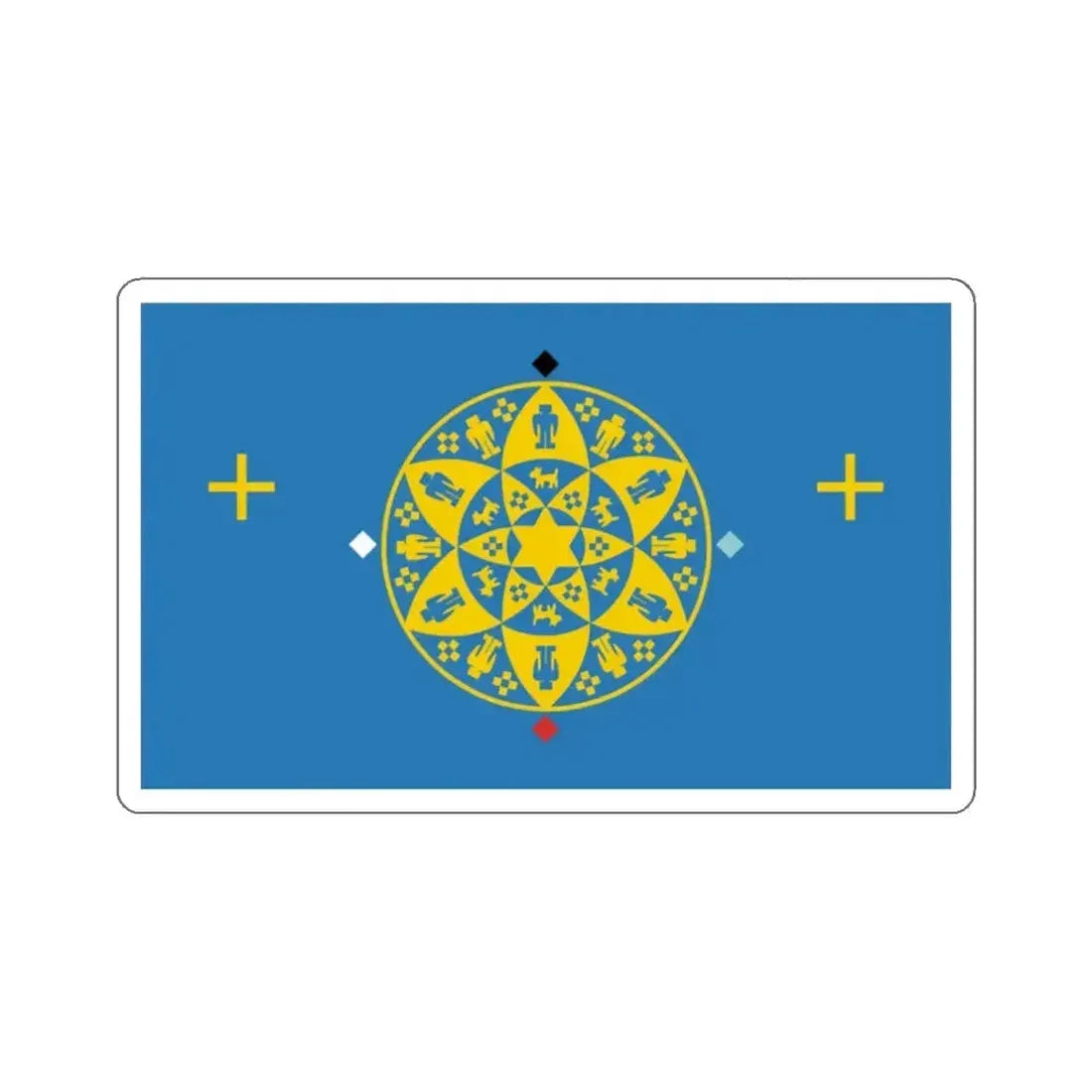 Flag of the Yavapai-Prescott Tribe STICKER Vinyl Die-Cut Decal - The Sticker Space